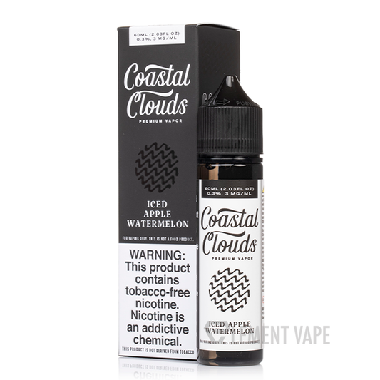 Coastal Cloud Iced- Apple Watermelon 3mg