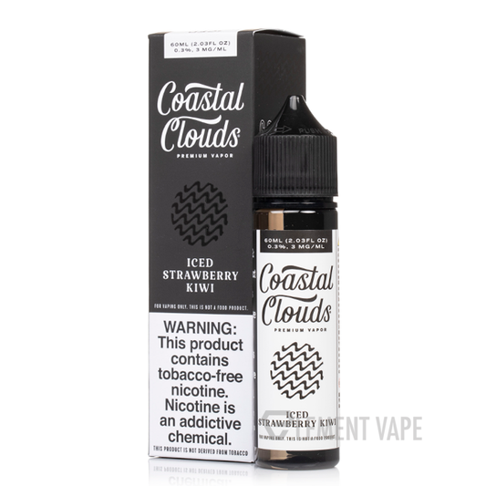 Coastal Cloud Iced- Strawberry Kiwi 3mg