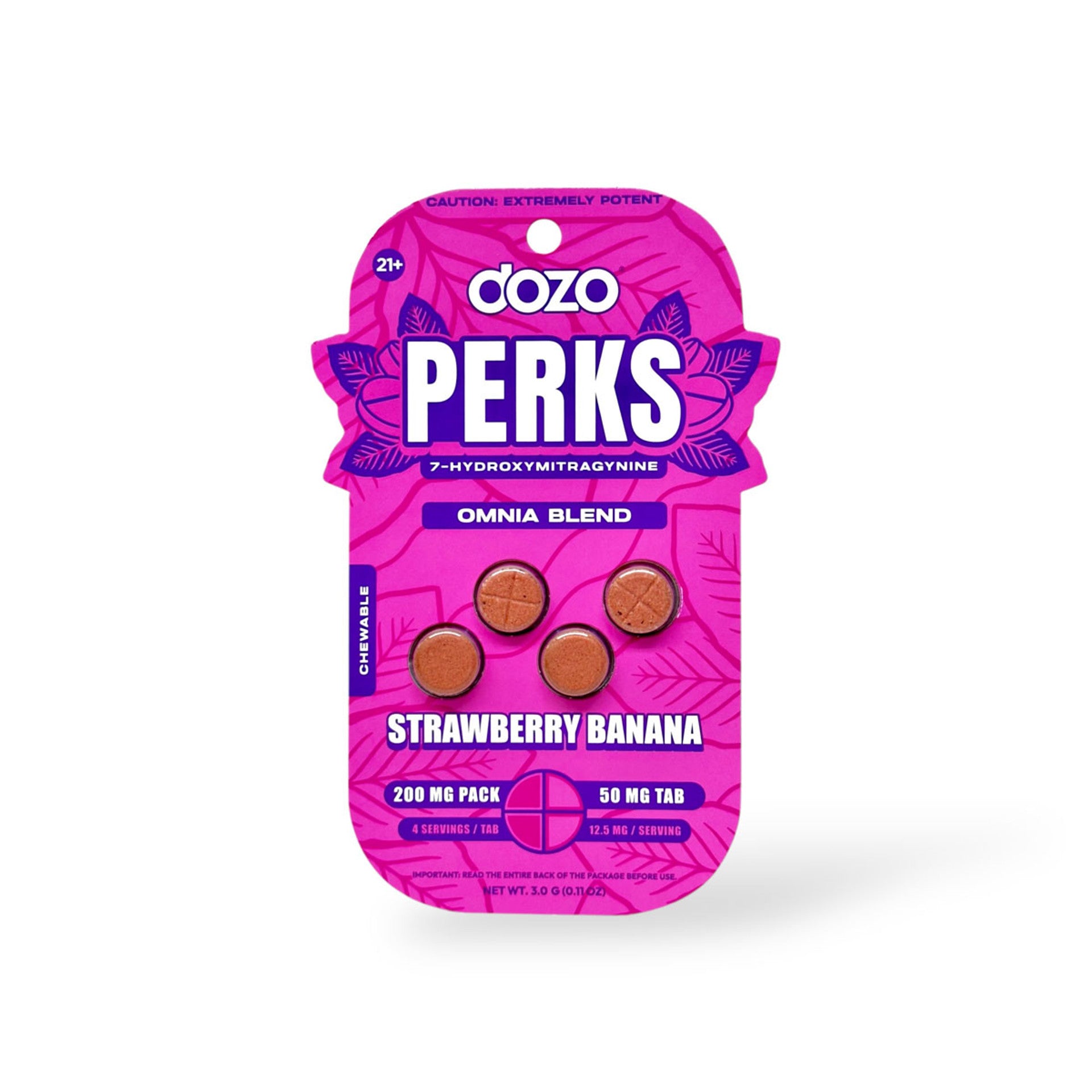 Dozo Perks 200mg- Strawberry Banana