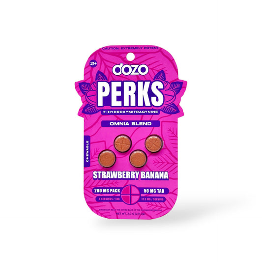 Dozo Perks 200mg- Strawberry Banana