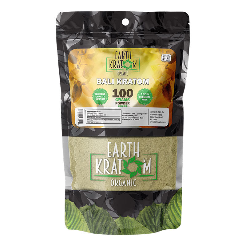 EARTH KRATOM 100 Gram Powder- BALI