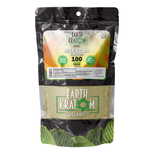 EARTH KRATOM 100 Gram Powder- MAENG DA
