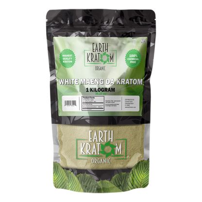 EARTH KRATOM 1 Kilogram Powder- WHITE MEANG DA