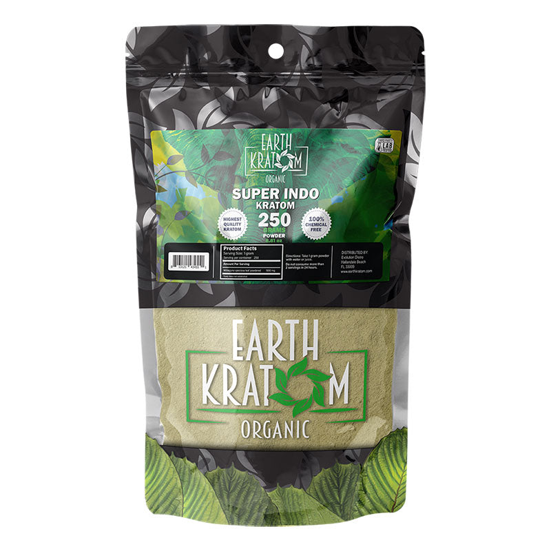 EARTH KRATOM 250 Gram Powder- SUPER INDO