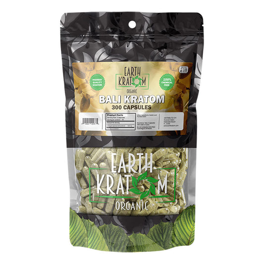 EARTH KRATOM 300 Capsules- BALI