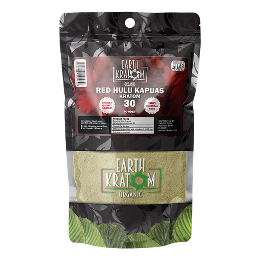 EARTH KRATOM 30 Gram Powder - RED HULU