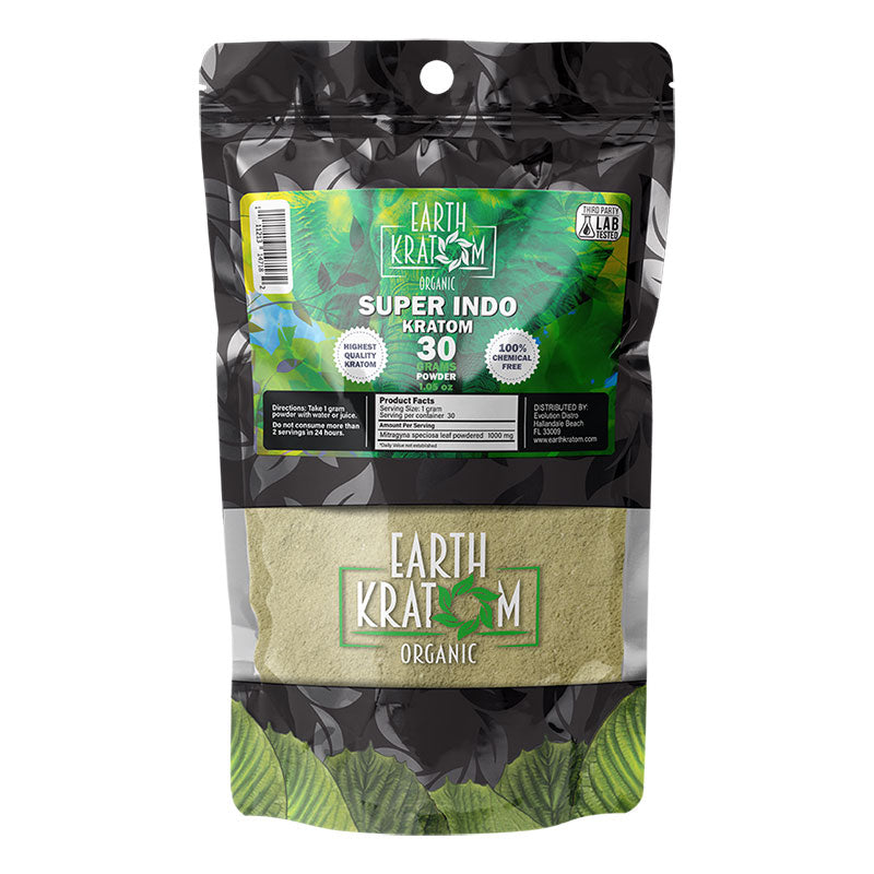 EARTH KRATOM 30 Gram Powder - SUPER INDO