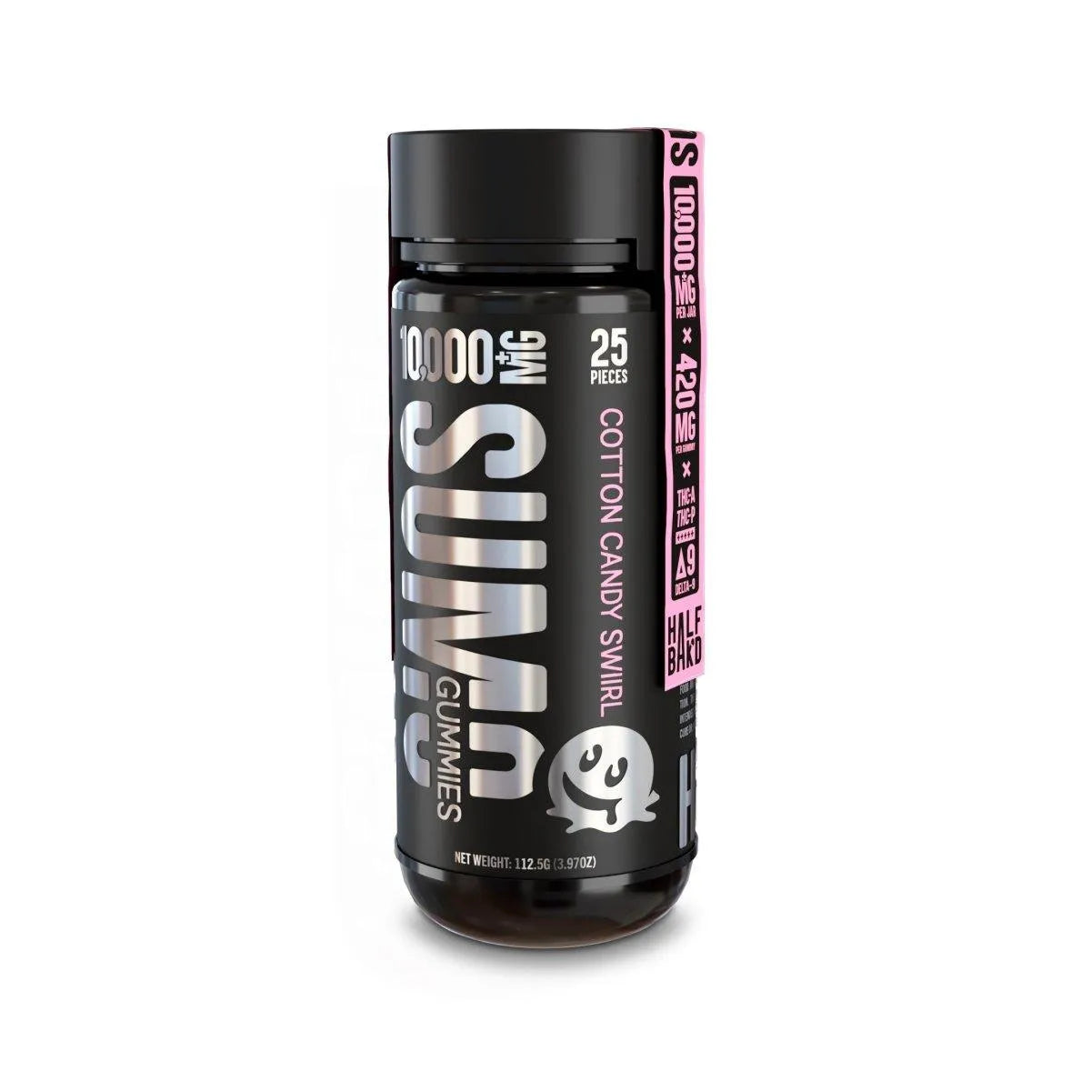Half Bak'd Sumo Blend Gummies 10000mg - Cotton Candy Swirl