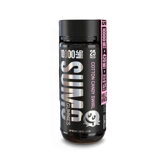 Half Bak'd Sumo Blend Gummies 10000mg - Cotton Candy Swirl