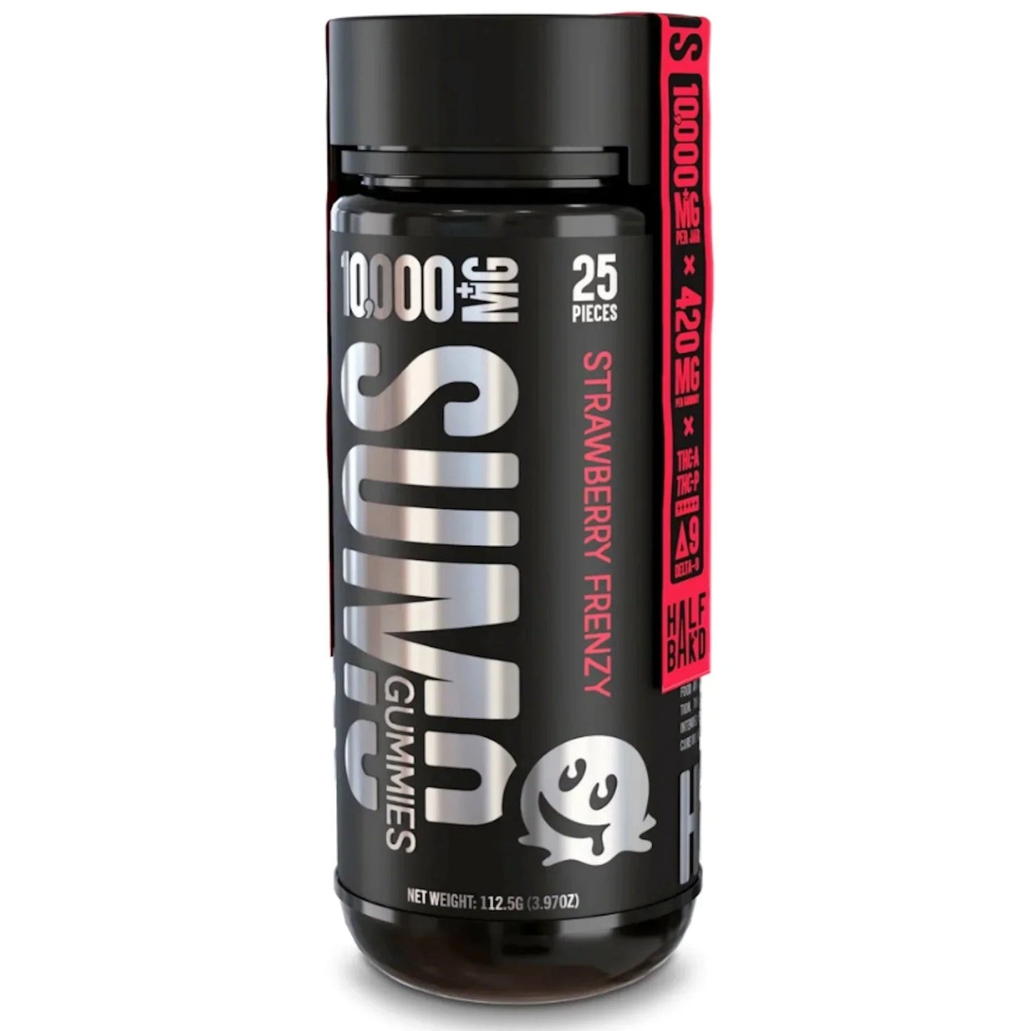 Half Bak'd Sumo Blend Gummies 10000mg - Strawberry Frenzy