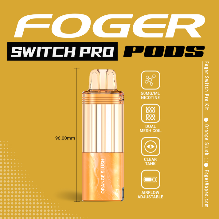 Foger Pod- Orange Slush