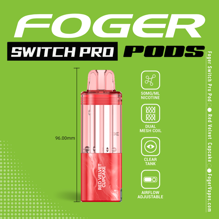 Foger Pod- Red Velvet Cupcake
