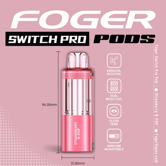 Foger Pod- Strawberry Bpop
