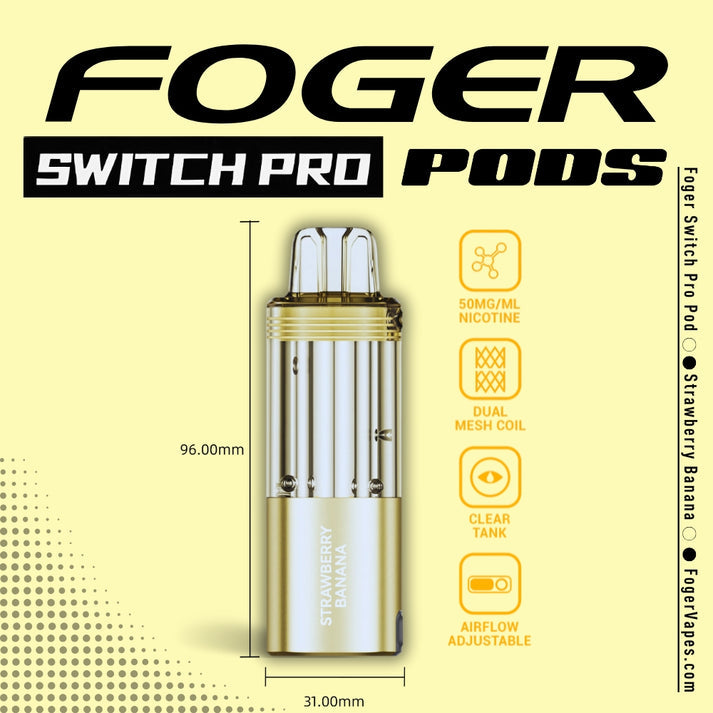 Foger Pod- Strawberry Banana