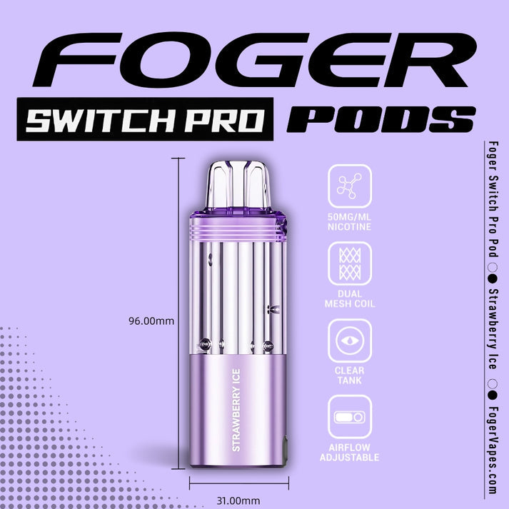 Foger Pod- Strawberry Ice