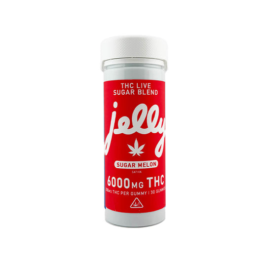 Jelly- Sugar Melon- Sativa 6000mg Gummies Jar