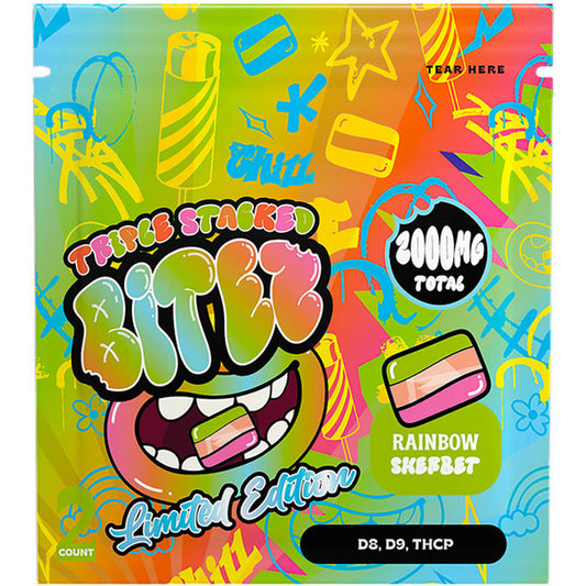 Bites Gummies 2,000mg- Rainbow Sherbet