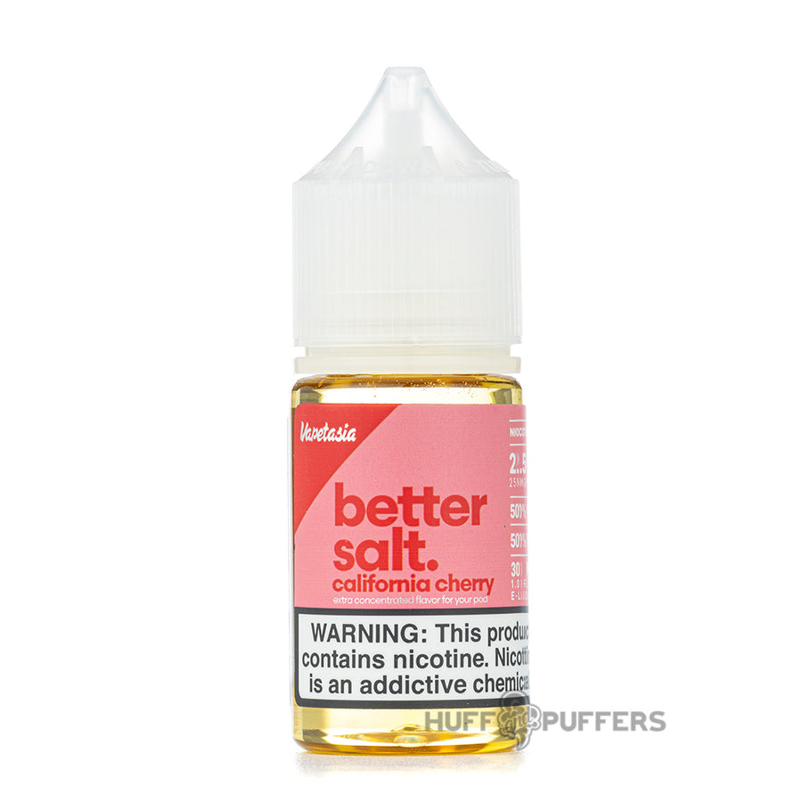 VAPETASIA BETTER SALT E-LIQUID 30ML CALIFORNIA CHERRY-50MG