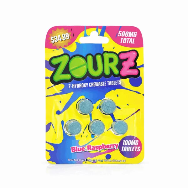 Zourz 100mg- Blue Raspberry