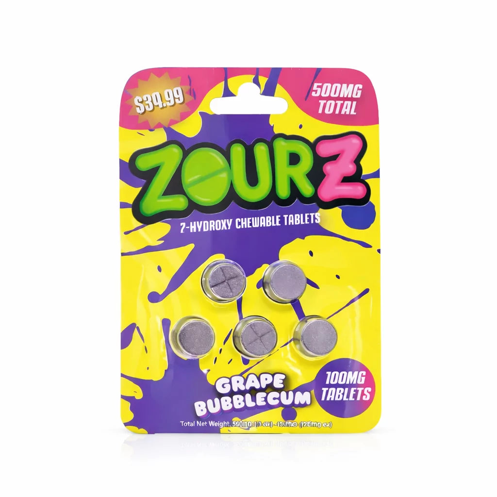 Zourz 100mg- Grape Bubblegum