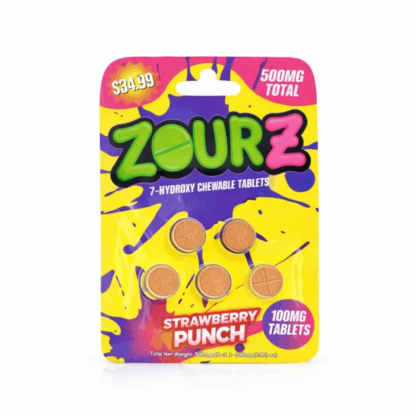 Zourz 100mg- Strawberry Punch
