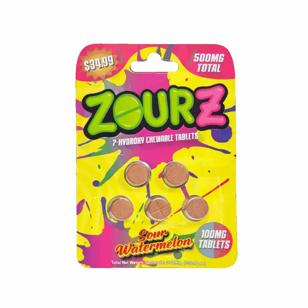 Zourz 100mg- Sour Watermelon